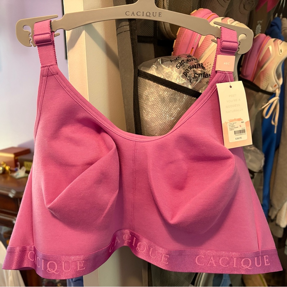 Cacique Vibrant Pink Bra